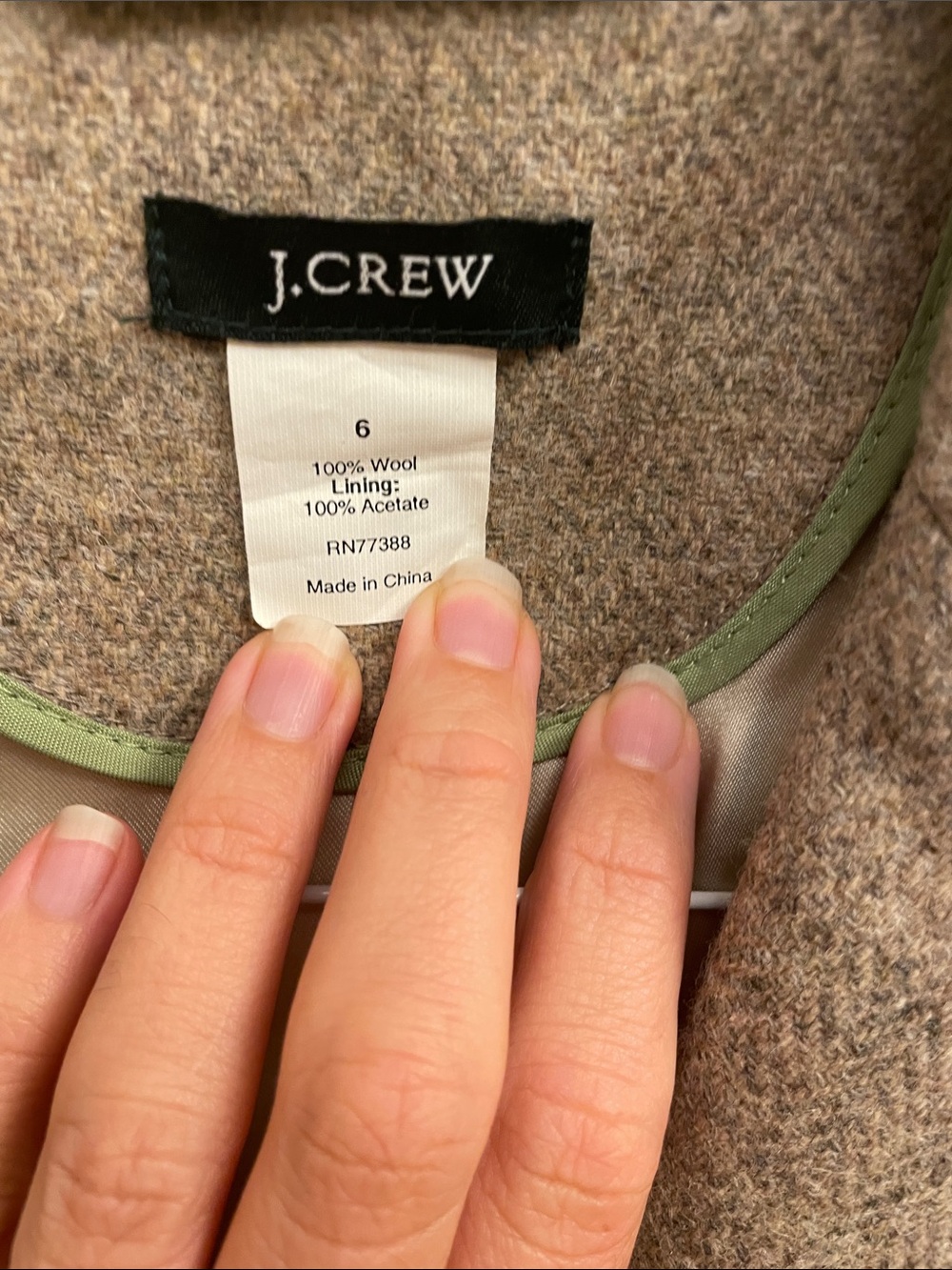J. Crew Beige-Brown Tweed Blazer - Picture 2 of 4